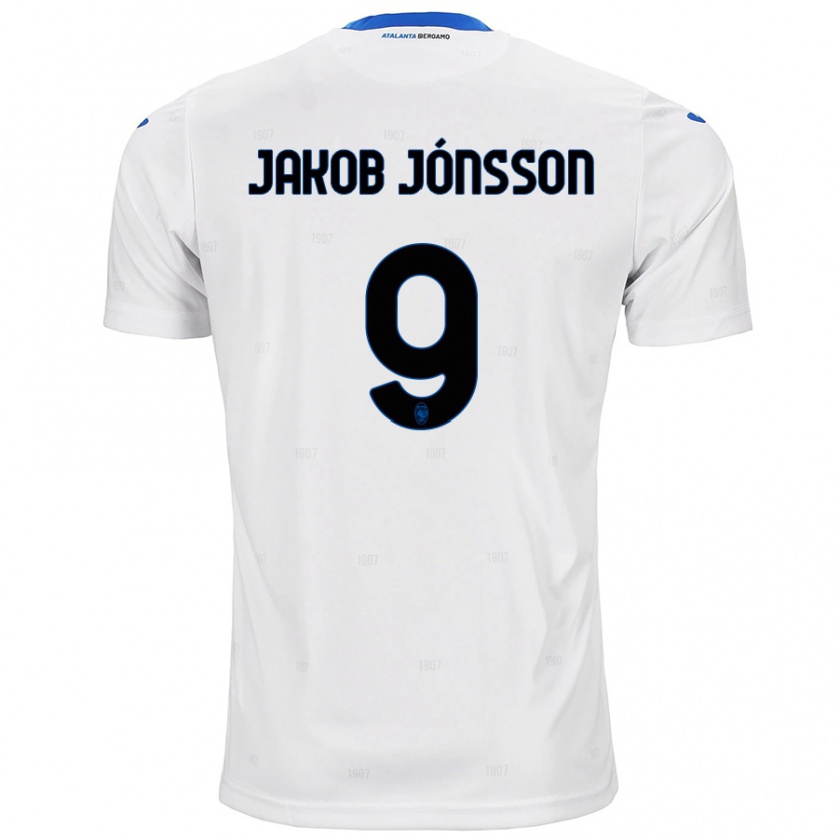 Kandiny Herren Birkir Jakob Jónsson #9 Weiß Auswärtstrikot Trikot 2024/25 T-Shirt