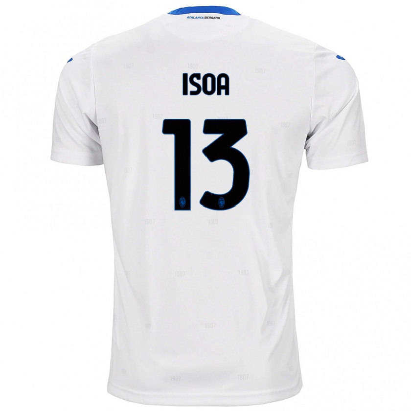 Kandiny Herren Isaac Isoa #13 Weiß Auswärtstrikot Trikot 2024/25 T-Shirt