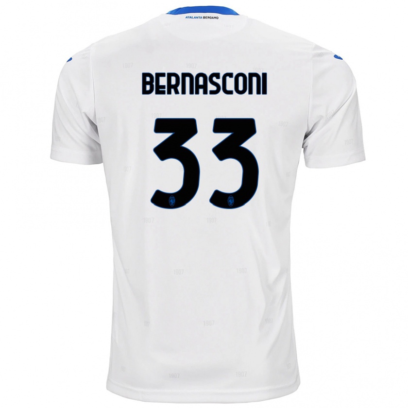 Kandiny Herren Lorenzo Bernasconi #33 Weiß Auswärtstrikot Trikot 2024/25 T-Shirt