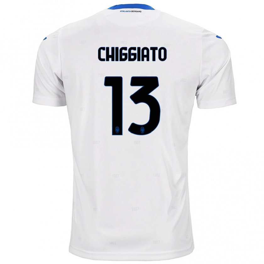 Kandiny Herren Gabriele Chiggiato #13 Weiß Auswärtstrikot Trikot 2024/25 T-Shirt