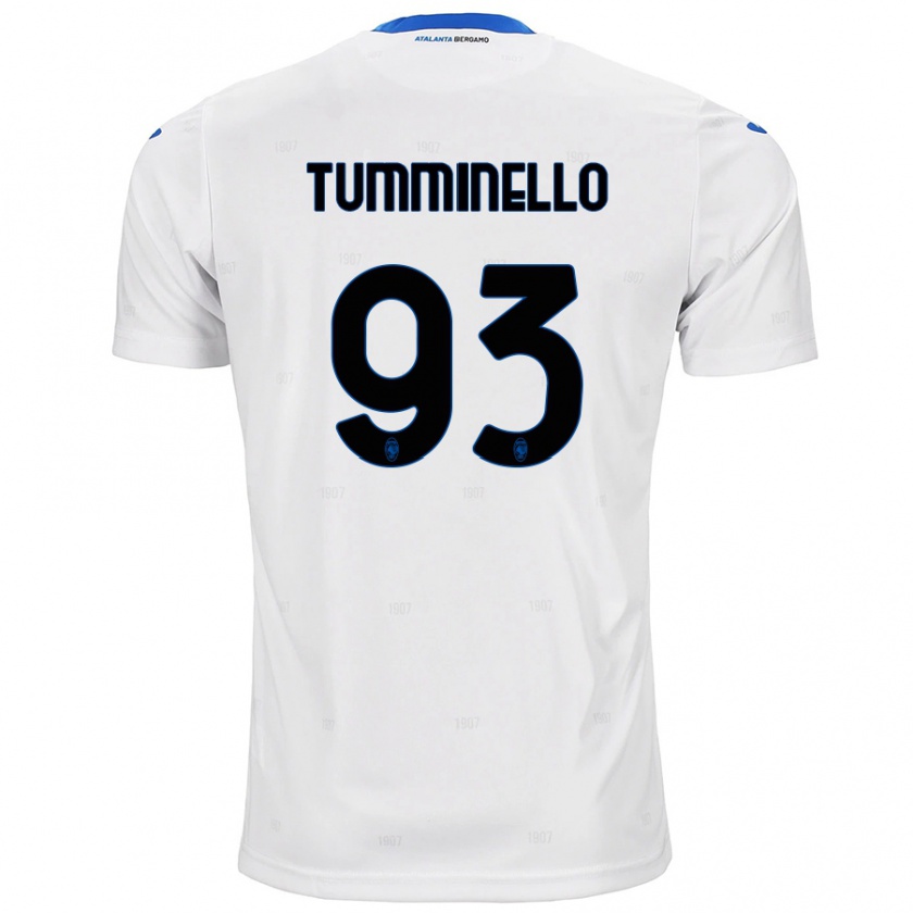 Kandiny Herren Marco Tumminello #93 Weiß Auswärtstrikot Trikot 2024/25 T-Shirt