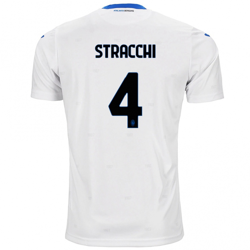 Kandiny Herren Daniela Stracchi #4 Weiß Auswärtstrikot Trikot 2024/25 T-Shirt