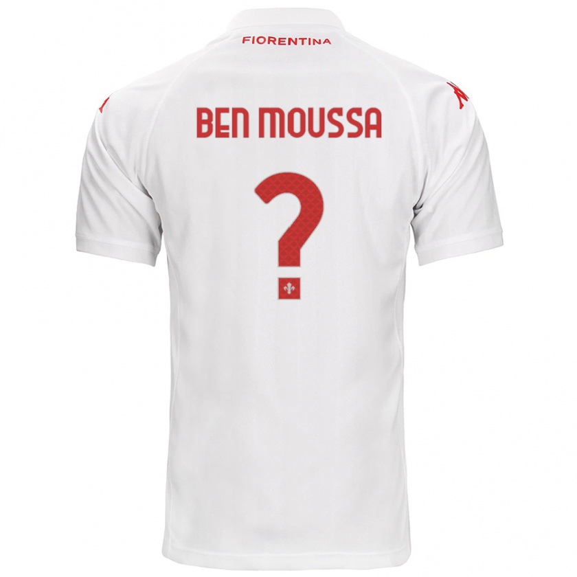 Kandiny Herren Mehdi Ben Moussa #0 Weiß Auswärtstrikot Trikot 2024/25 T-Shirt