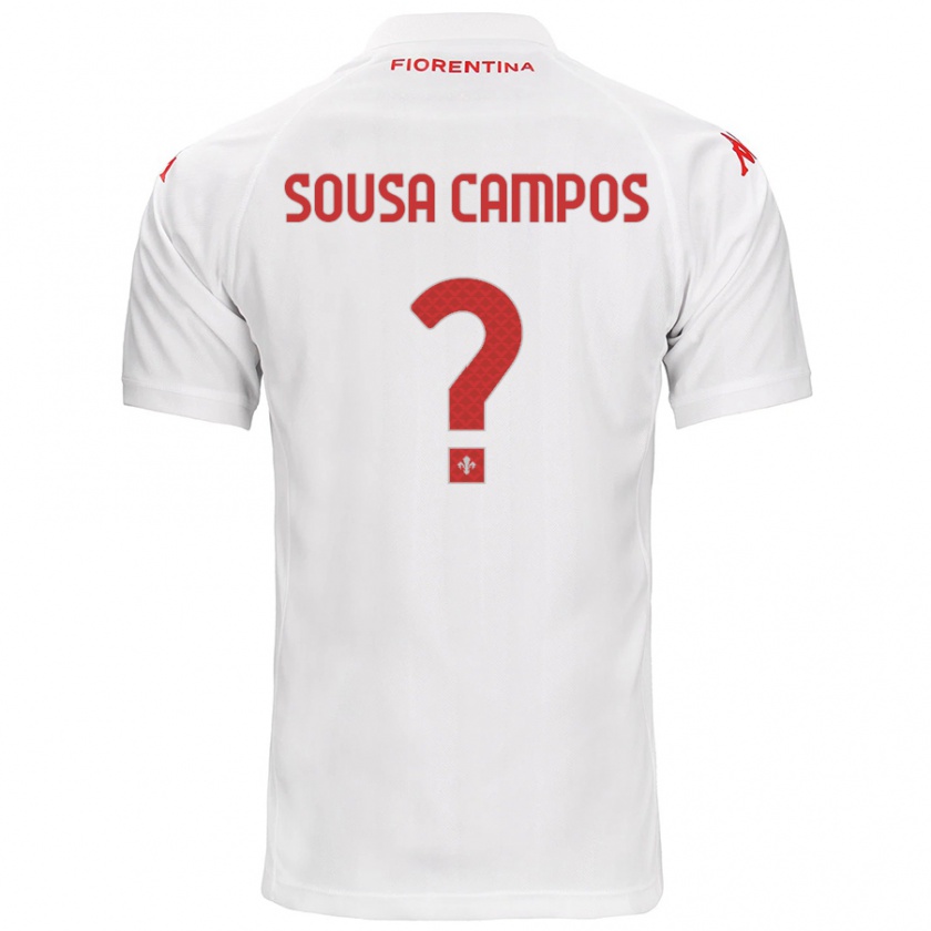 Kandiny Herren Matteo Sousa Campos #0 Weiß Auswärtstrikot Trikot 2024/25 T-Shirt