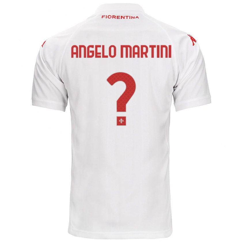 Kandiny Herren Angelo Martini #0 Weiß Auswärtstrikot Trikot 2024/25 T-Shirt