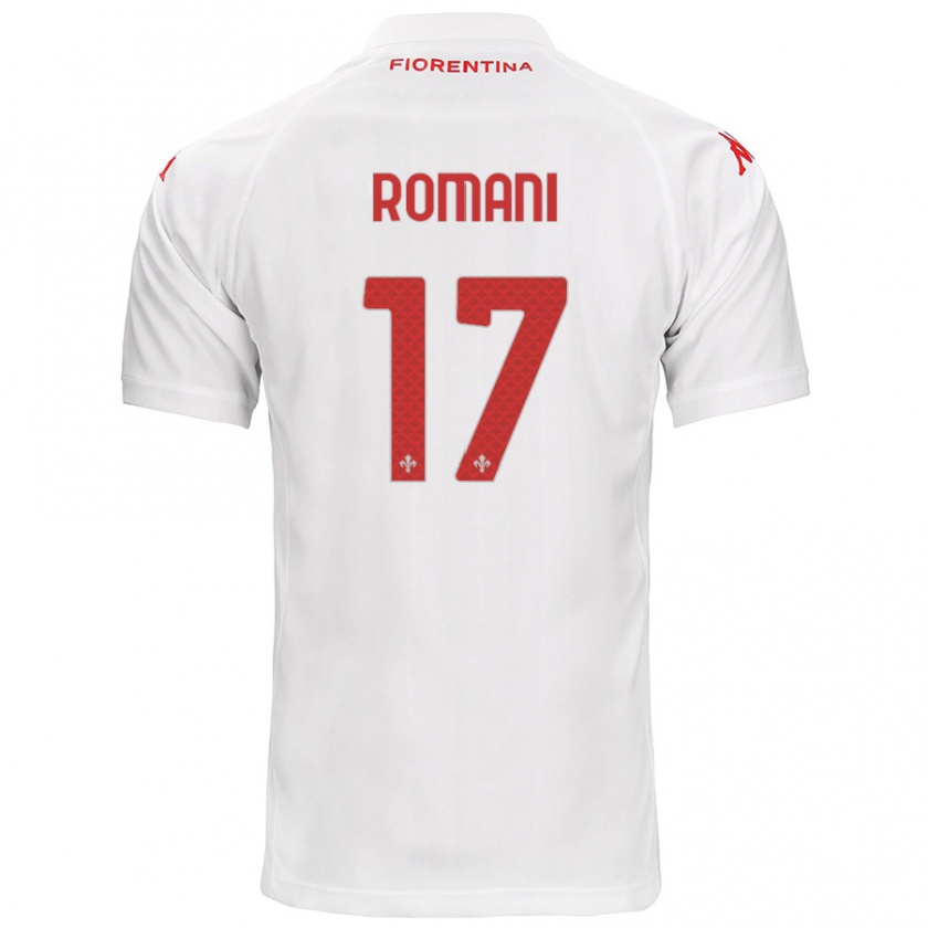 Kandiny Herren Lorenzo Romani #17 Weiß Auswärtstrikot Trikot 2024/25 T-Shirt