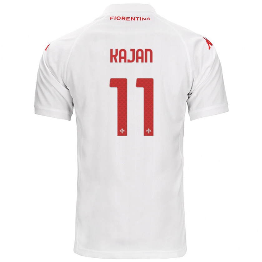 Kandiny Herren Zsanett Kaján #11 Weiß Auswärtstrikot Trikot 2024/25 T-Shirt