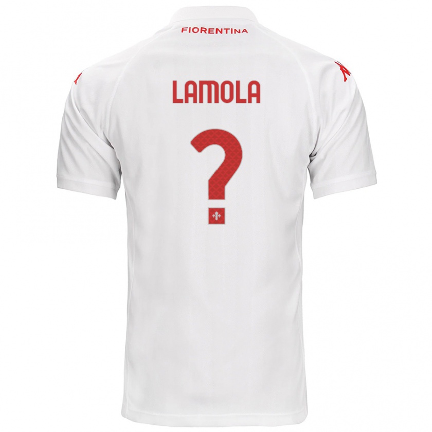 Kandiny Herren Lorenzo Lamola #0 Weiß Auswärtstrikot Trikot 2024/25 T-Shirt