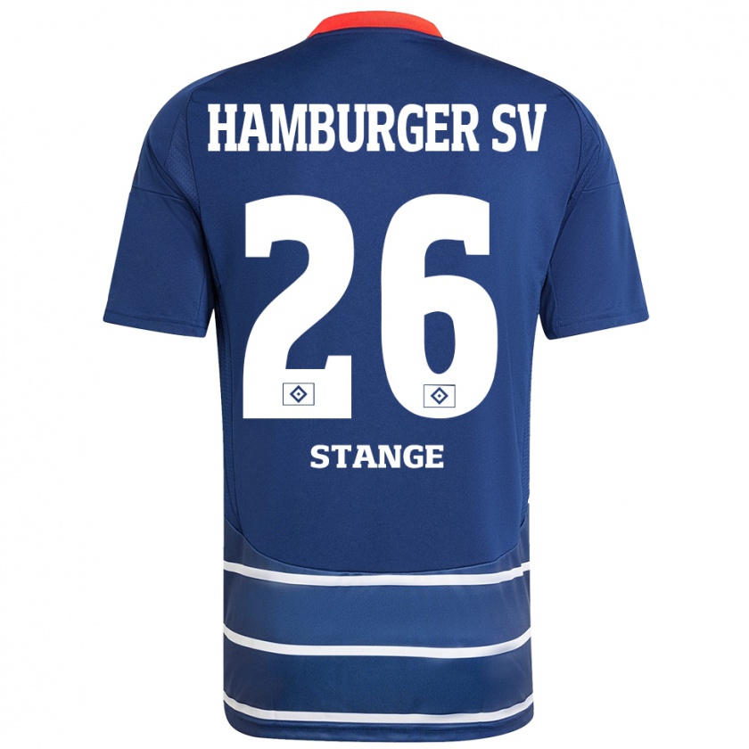 Kandiny Herren Otto Stange #26 Dunkelblau Auswärtstrikot Trikot 2024/25 T-Shirt