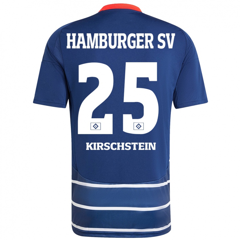 Kandiny Herren Merle Kirschstein #25 Dunkelblau Auswärtstrikot Trikot 2024/25 T-Shirt