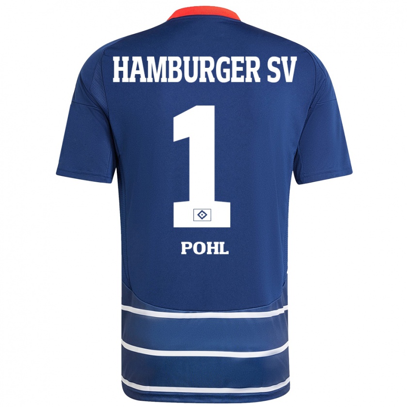 Kandiny Herren Christina Pohl #1 Dunkelblau Auswärtstrikot Trikot 2024/25 T-Shirt