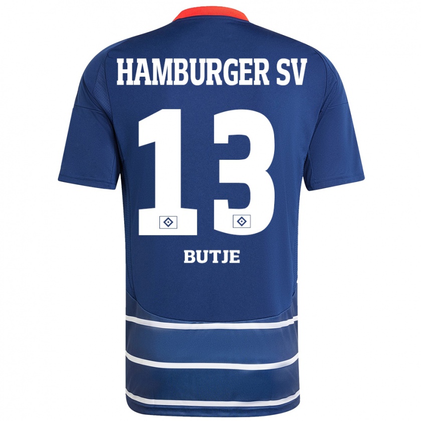 Kandiny Herren Sophie Bütje #13 Dunkelblau Auswärtstrikot Trikot 2024/25 T-Shirt