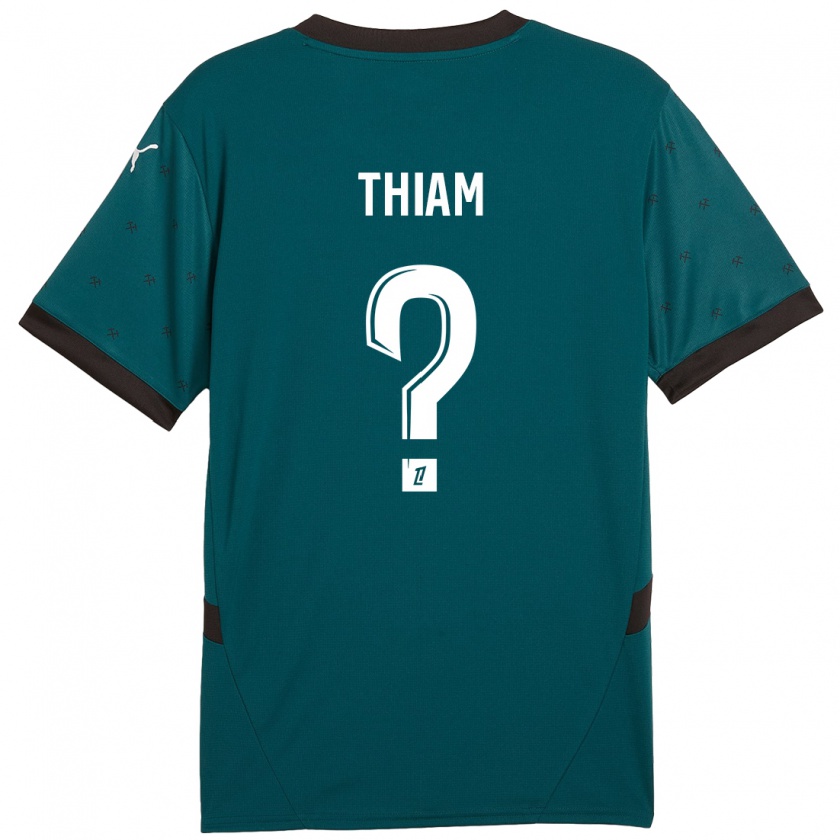 Kandiny Herren Mamadou Thiam #0 Dunkelgrün Auswärtstrikot Trikot 2024/25 T-Shirt