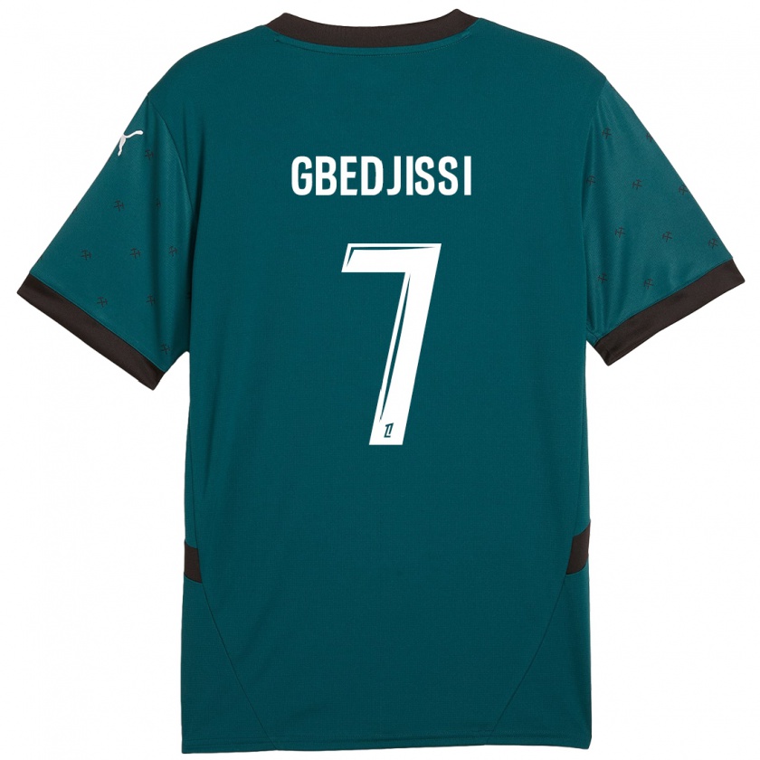 Kandiny Herren Aude Gbedjissi #7 Dunkelgrün Auswärtstrikot Trikot 2024/25 T-Shirt