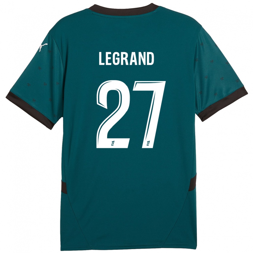 Kandiny Herren Bérénice Legrand #27 Dunkelgrün Auswärtstrikot Trikot 2024/25 T-Shirt