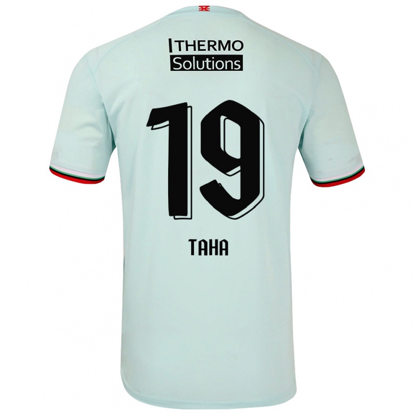 Kandiny Herren Younes Taha #19 Hellgrün Auswärtstrikot Trikot 2024/25 T-Shirt