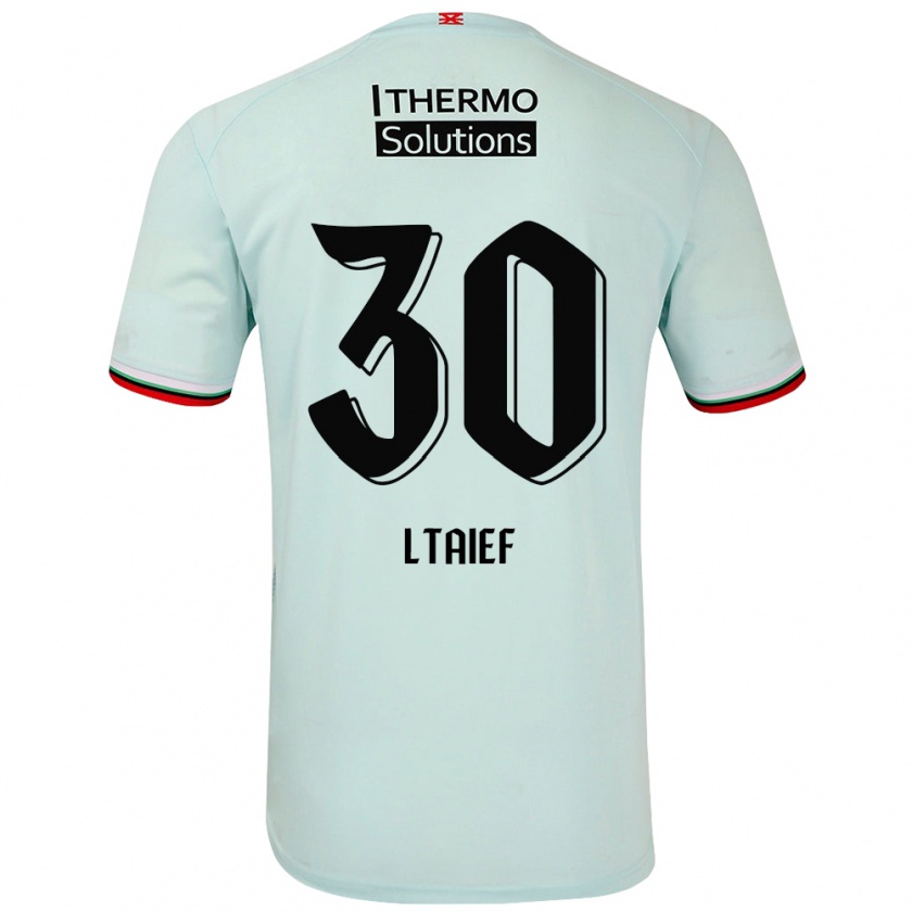 Kandiny Herren Sayfallah Ltaief #30 Hellgrün Auswärtstrikot Trikot 2024/25 T-Shirt