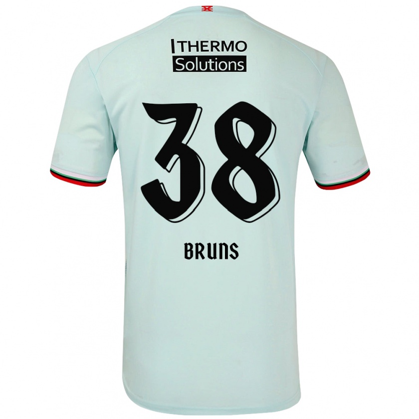 Kandiny Herren Max Bruns #38 Hellgrün Auswärtstrikot Trikot 2024/25 T-Shirt