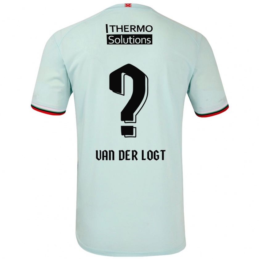 Kandiny Herren Jim Van Der Logt #0 Hellgrün Auswärtstrikot Trikot 2024/25 T-Shirt