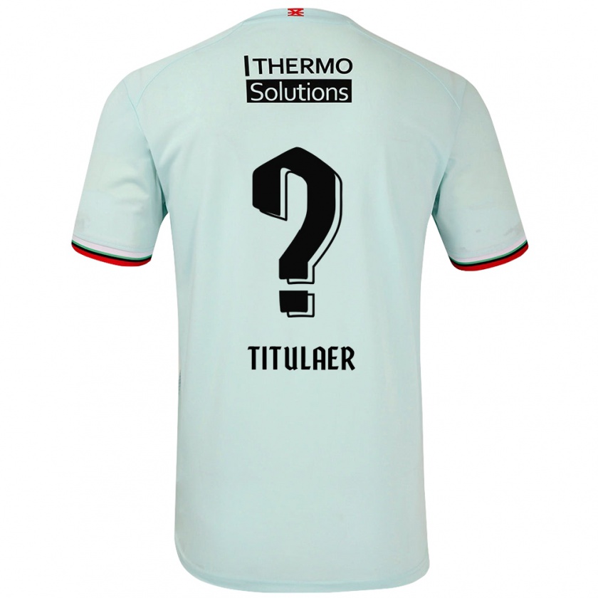 Kandiny Herren Björn Titulaer #0 Hellgrün Auswärtstrikot Trikot 2024/25 T-Shirt