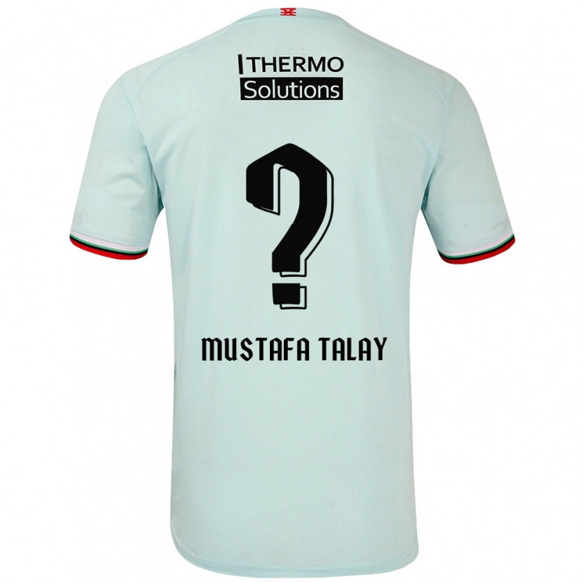 Kandiny Herren Kaan Mustafa Talay #0 Hellgrün Auswärtstrikot Trikot 2024/25 T-Shirt