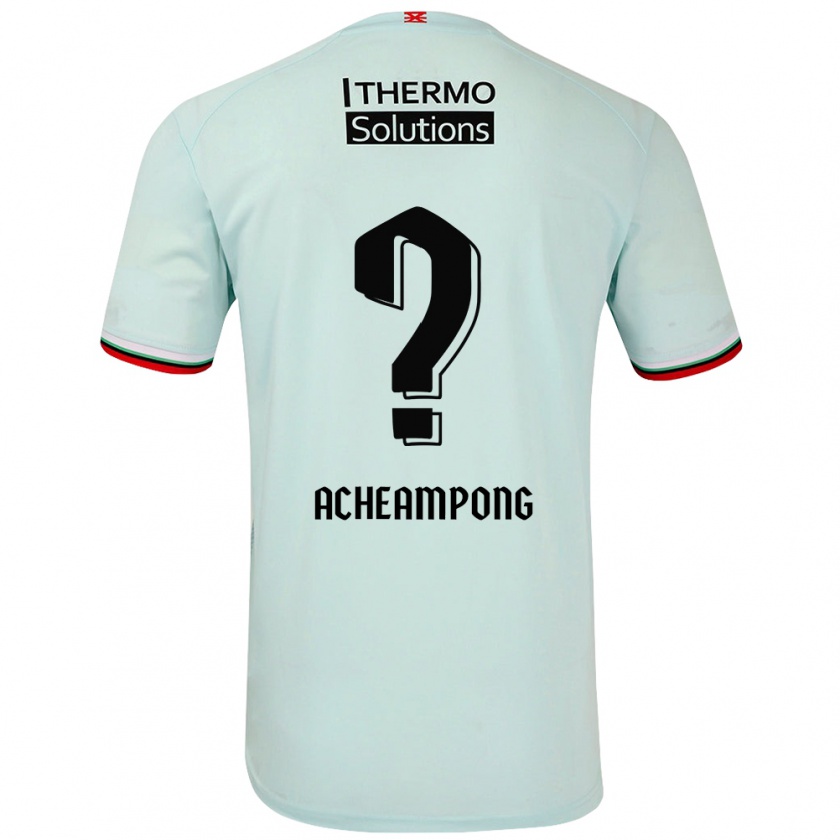 Kandiny Herren Sage Acheampong #0 Hellgrün Auswärtstrikot Trikot 2024/25 T-Shirt