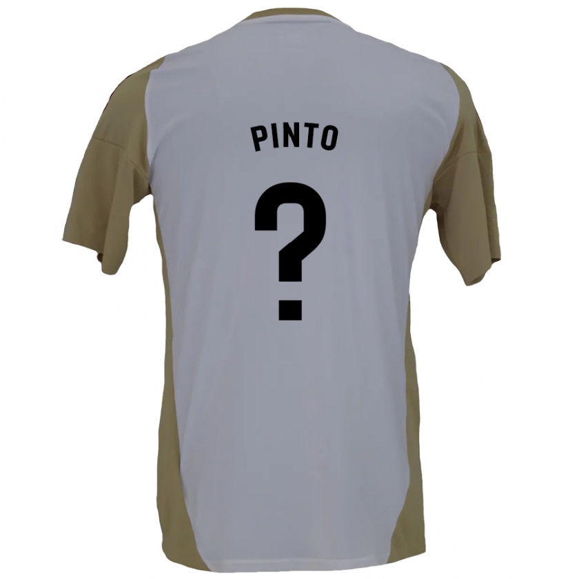 Kandiny Herren Yidne Pinto #0 Braunweiß Auswärtstrikot Trikot 2024/25 T-Shirt