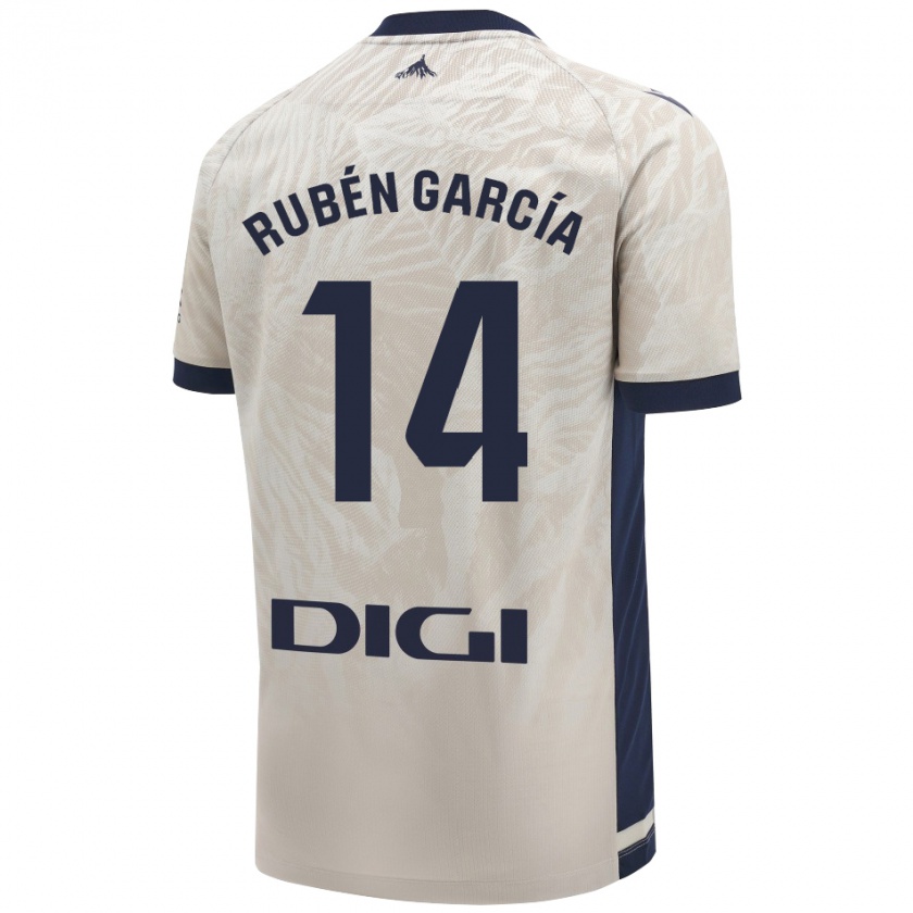 Kandiny Herren Rubén García #14 Hellgrau Auswärtstrikot Trikot 2024/25 T-Shirt