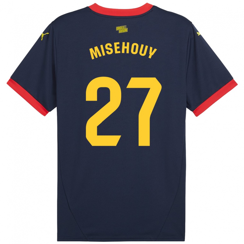 Kandiny Herren Gabriel Misehouy #27 Marinerot Auswärtstrikot Trikot 2024/25 T-Shirt