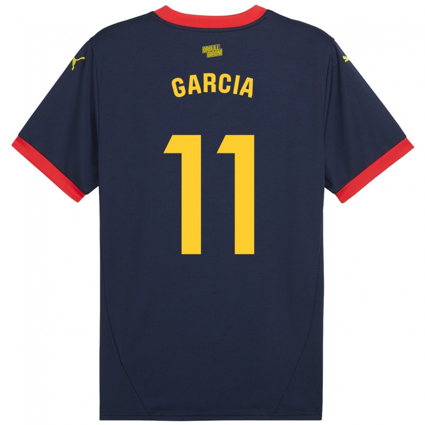 Kandiny Herren Jastin García #11 Marinerot Auswärtstrikot Trikot 2024/25 T-Shirt