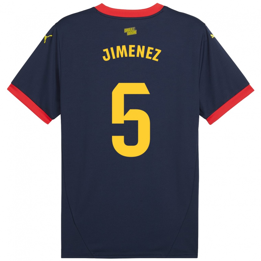 Kandiny Herren Ángela Jiménez #5 Marinerot Auswärtstrikot Trikot 2024/25 T-Shirt