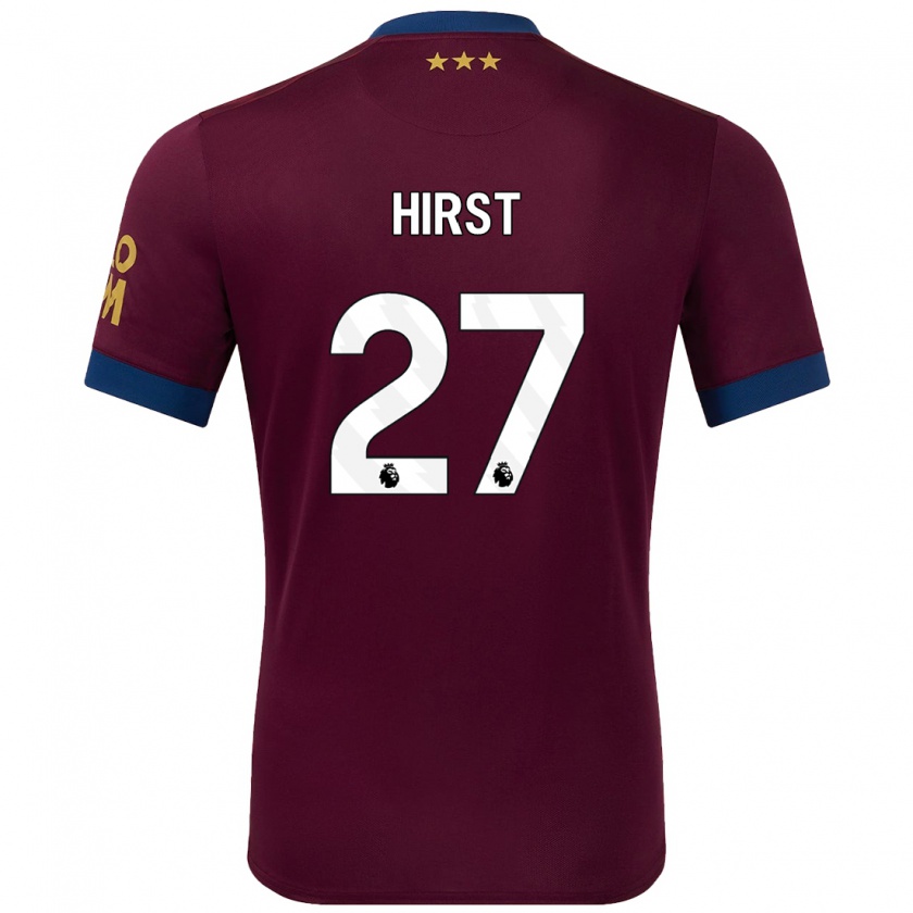 Kandiny Herren George Hirst #27 Braun Auswärtstrikot Trikot 2024/25 T-Shirt