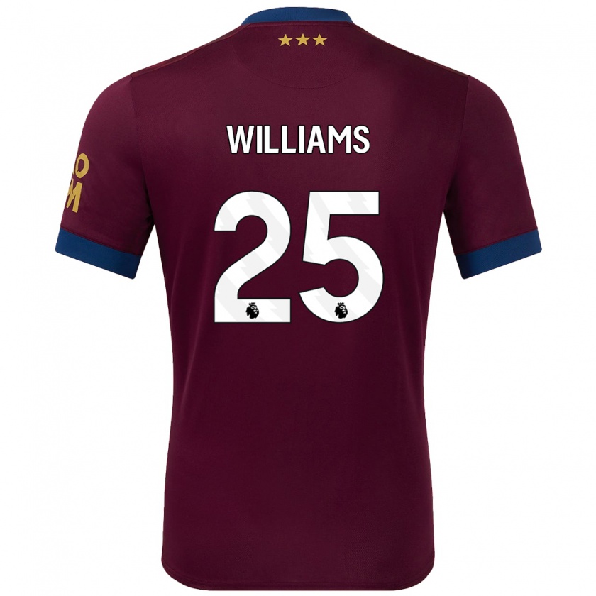 Kandiny Herren Erin Williams #25 Braun Auswärtstrikot Trikot 2024/25 T-Shirt