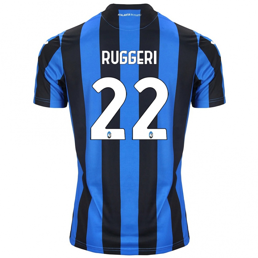 Kandiny Damen Matteo Ruggeri #22 Blau Schwarz Heimtrikot Trikot 2024/25 T-Shirt