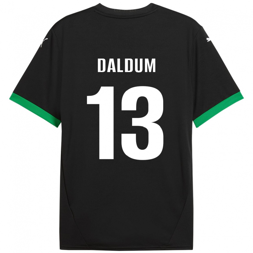 Kandiny Damen Sonosi Daldum #13 Schwarz Dunkelgrün Heimtrikot Trikot 2024/25 T-Shirt