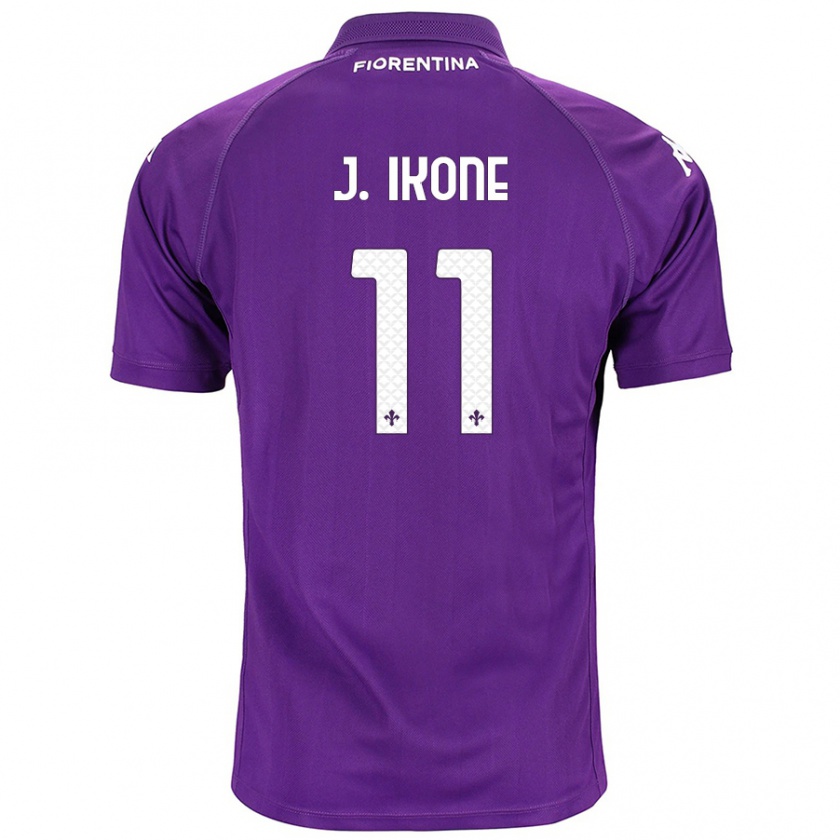 Kandiny Damen Jonathan Ikoné #11 Violett Heimtrikot Trikot 2024/25 T-Shirt