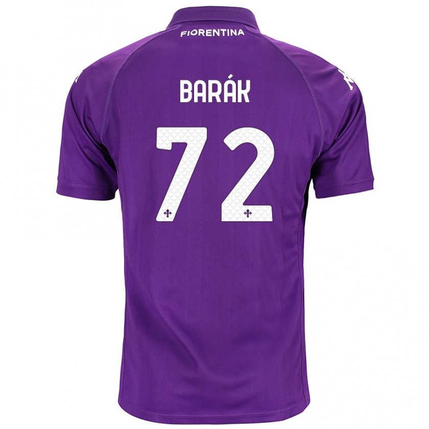 Kandiny Damen Antonín Barák #72 Violett Heimtrikot Trikot 2024/25 T-Shirt