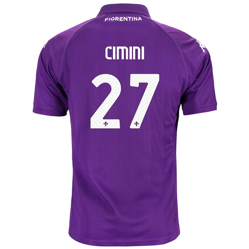 Kandiny Damen Linda Tucceri Cimini #27 Violett Heimtrikot Trikot 2024/25 T-Shirt