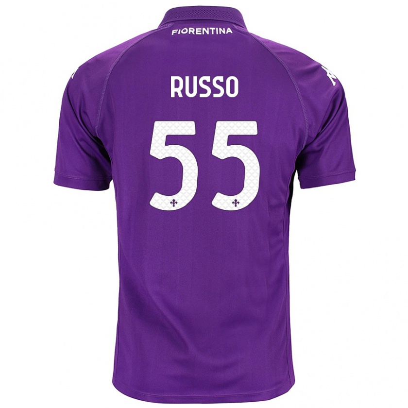 Kandiny Damen Federica Russo #55 Violett Heimtrikot Trikot 2024/25 T-Shirt