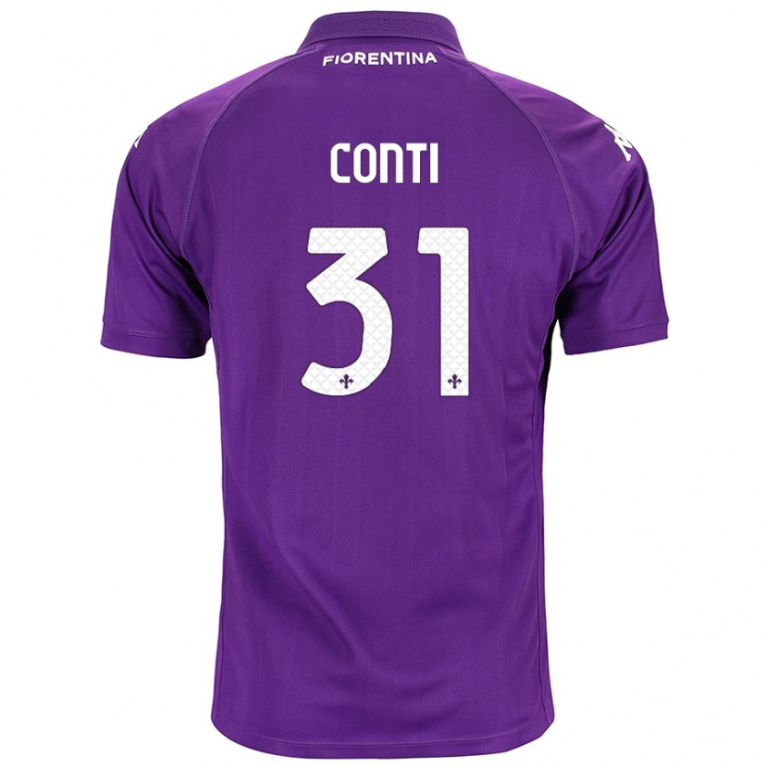 Kandiny Damen Gabriele Conti #31 Violett Heimtrikot Trikot 2024/25 T-Shirt