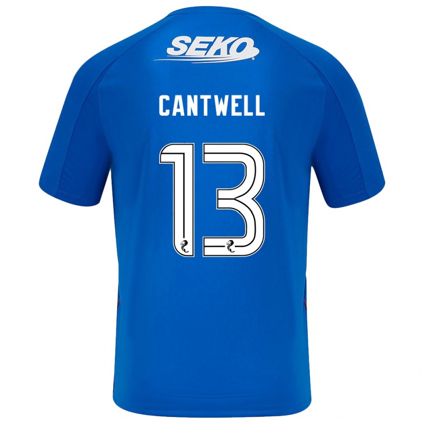 Kandiny Damen Todd Cantwell #13 Dunkelblau Heimtrikot Trikot 2024/25 T-Shirt