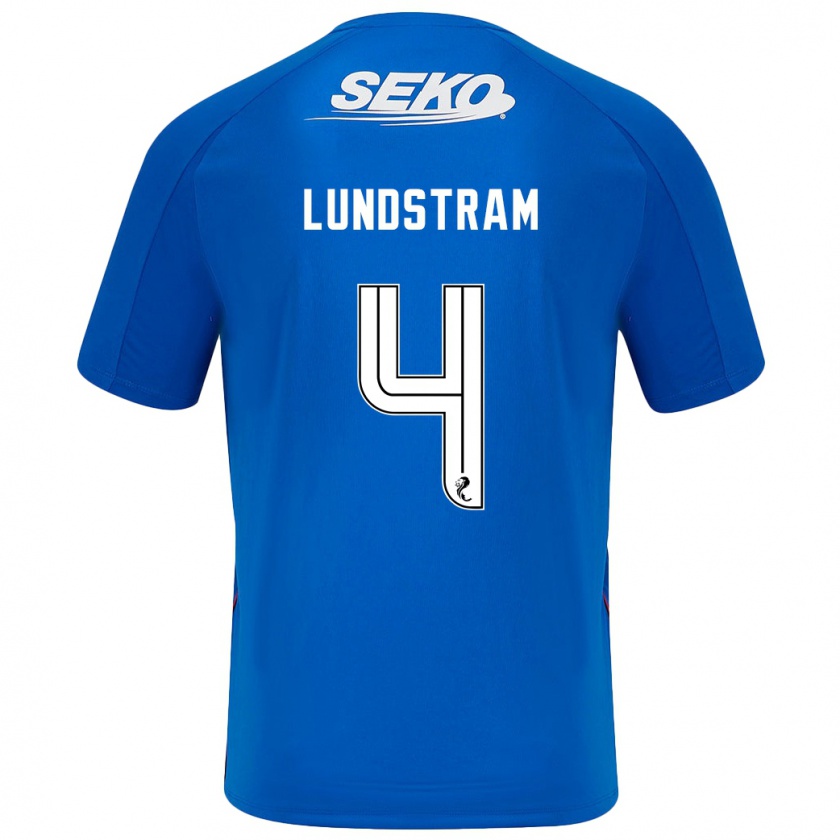 Kandiny Damen John Lundstram #4 Dunkelblau Heimtrikot Trikot 2024/25 T-Shirt