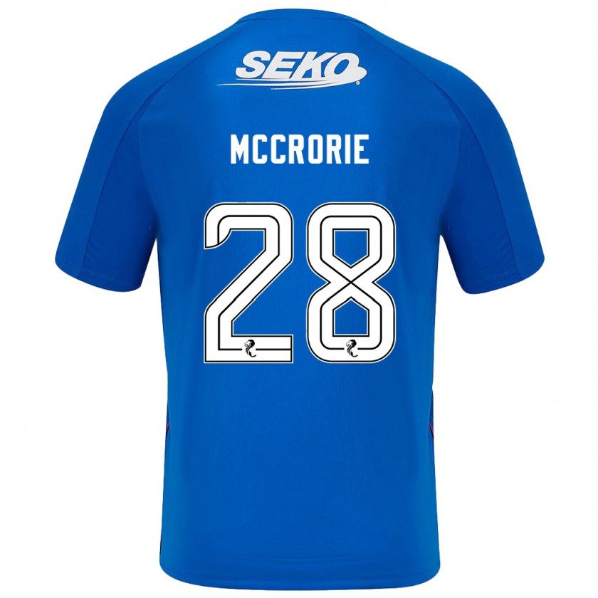 Kandiny Damen Robby Mccrorie #28 Dunkelblau Heimtrikot Trikot 2024/25 T-Shirt