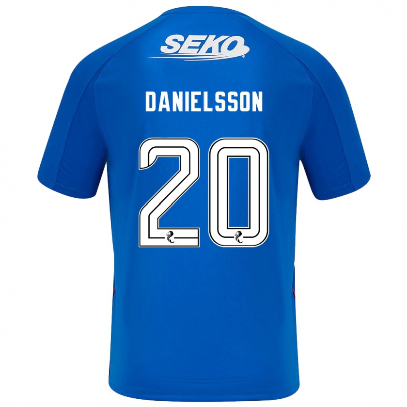 Kandiny Damen Jenny Julia Danielsson #20 Dunkelblau Heimtrikot Trikot 2024/25 T-Shirt