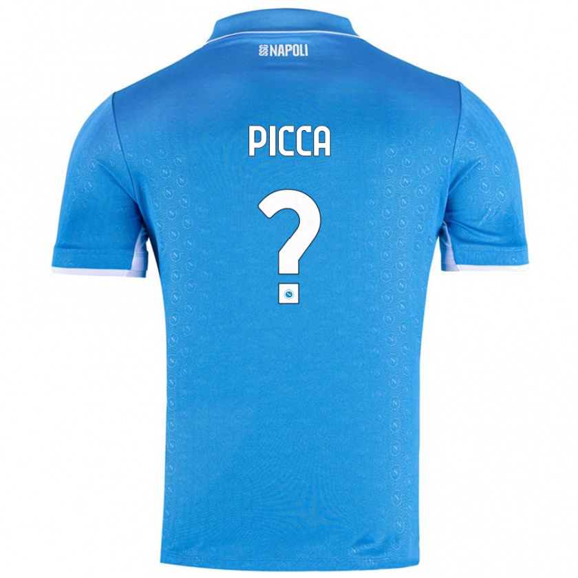 Kandiny Damen Luigi Picca #0 Himmelblau Heimtrikot Trikot 2024/25 T-Shirt