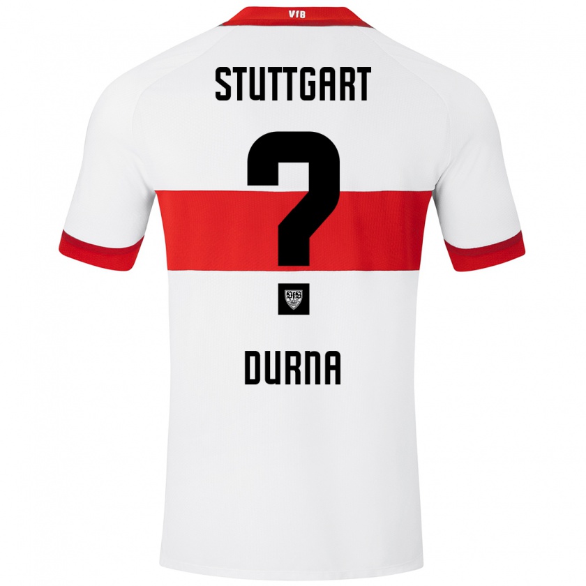 Kandiny Damen Tuncay Durna #0 Weiß Rot Heimtrikot Trikot 2024/25 T-Shirt