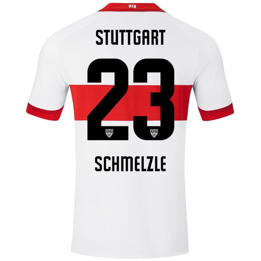 Kandiny Damen Marlen Schmelzle #23 Weiß Rot Heimtrikot Trikot 2024/25 T-Shirt