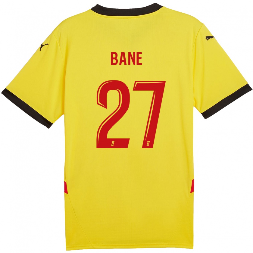 Kandiny Damen Sidi Bane #27 Gelb Rot Heimtrikot Trikot 2024/25 T-Shirt