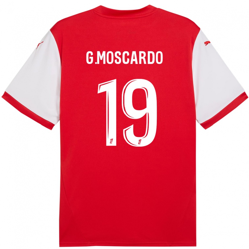 Kandiny Damen Gabriel Moscardo #19 Rot Weiß Heimtrikot Trikot 2024/25 T-Shirt