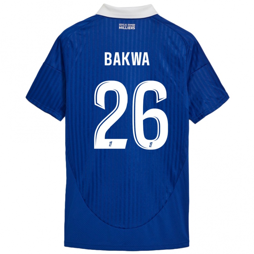 Kandiny Damen Dilane Bakwa #26 Blau Weiß Heimtrikot Trikot 2024/25 T-Shirt